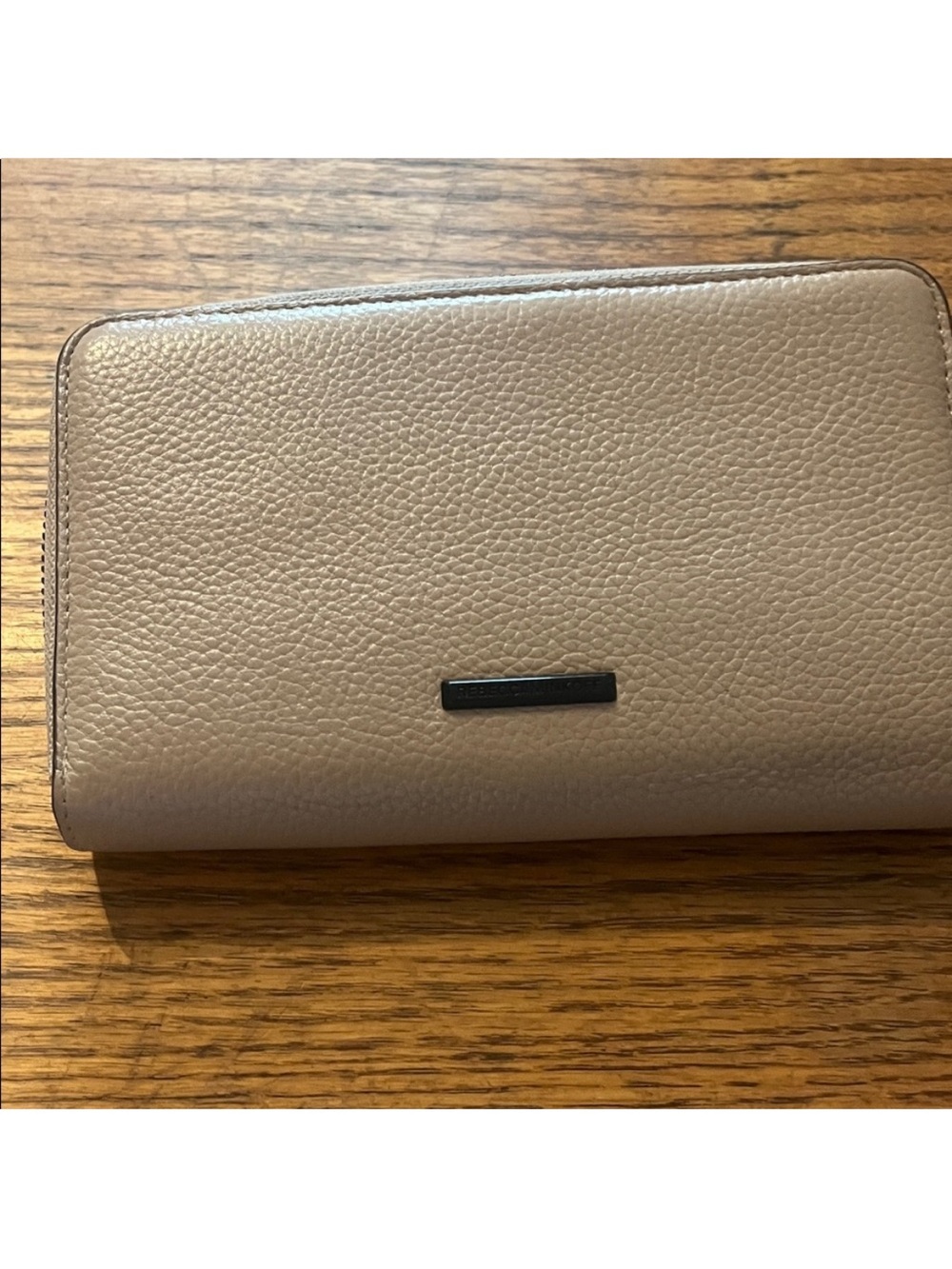 Rebecca Minkoff Taupe Leather Zip Wallet - Women
